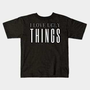 I Love Ugly Box Kids T-Shirt